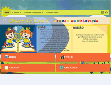 Tablet Screenshot of escolachavededavi.com.br